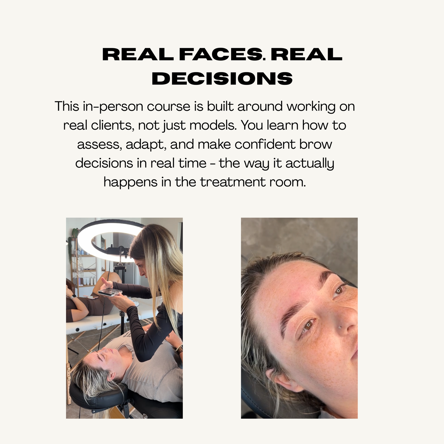1 Day In-Person Brow Lamination, Dye & Sculpt Course