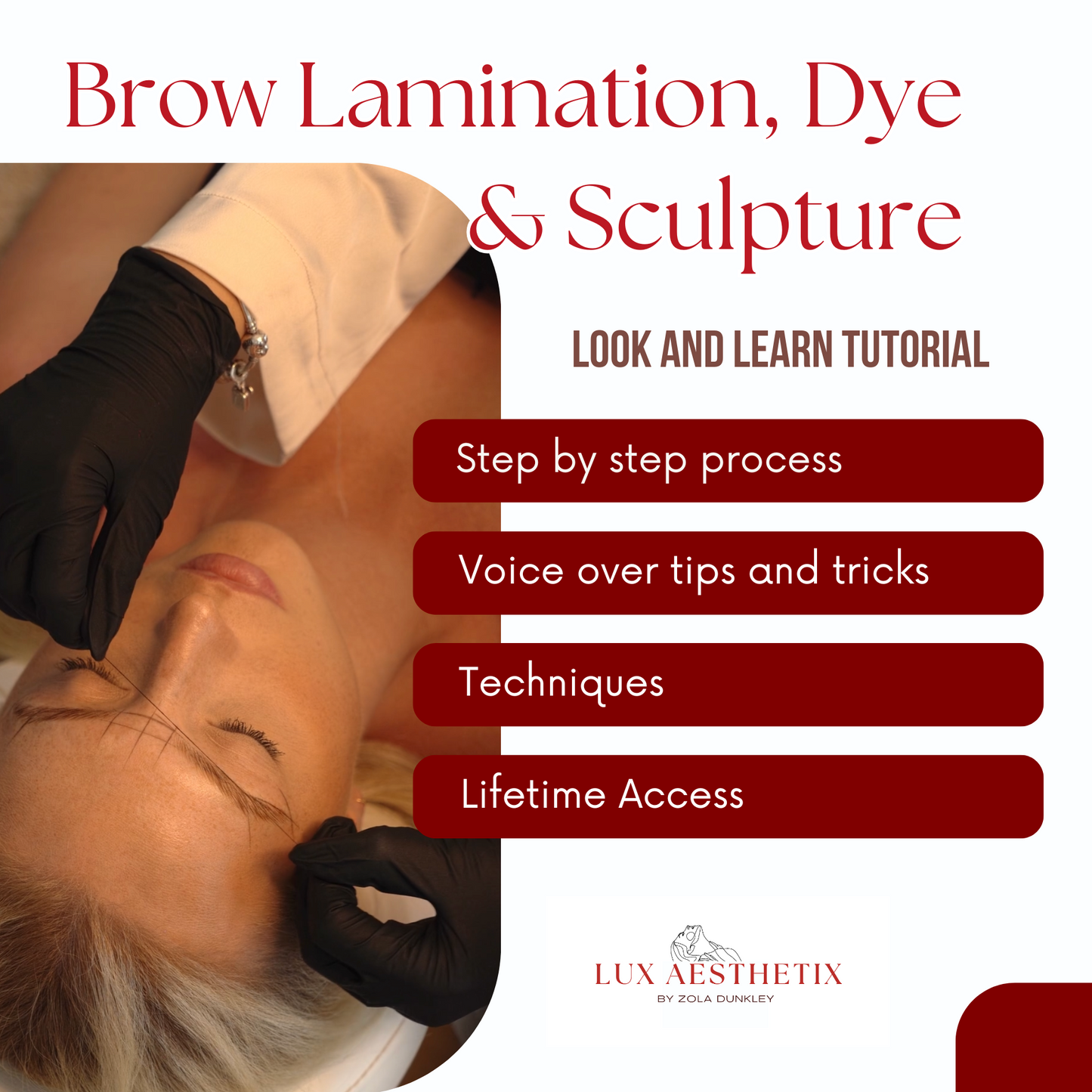 Look & Learn - Brow Lamination, Dye and Sculpting